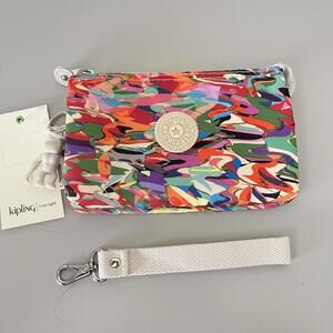 Kipling Abstract Arts Creativity Pouch Large NWT